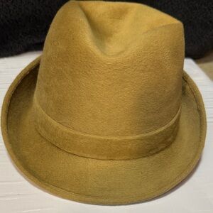 Stylish Tan Fedora Hat